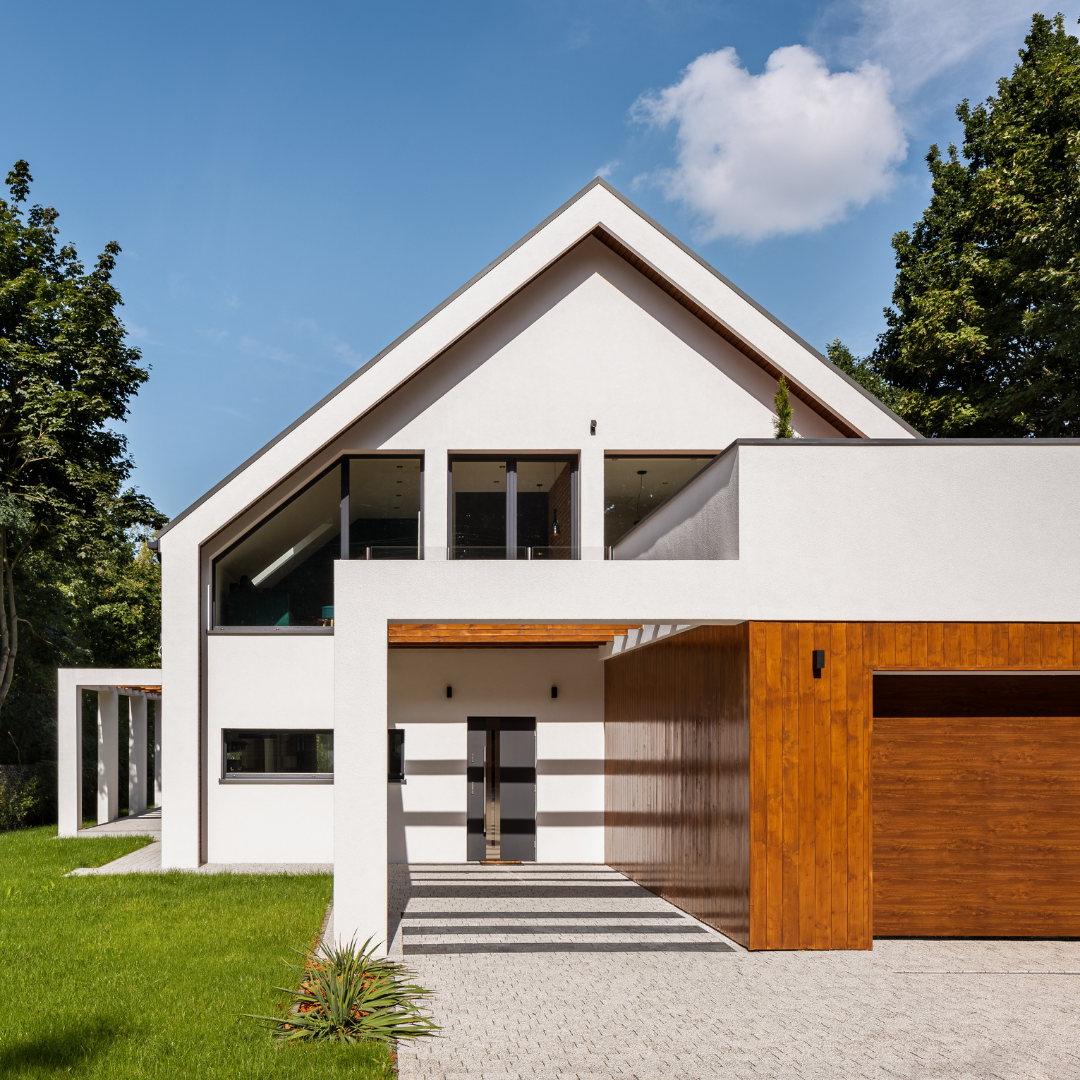 Modern two-storey home with clean design, showcasing over 25 years of experience in architectural work by ZIC Architecture
